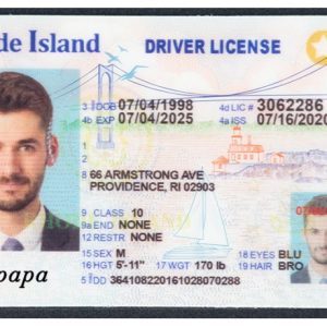Rhode Island Driver’s License and ID Card